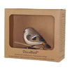 Houtgesneden Vogelbeeld Goudhaantje – DecoBird | Wildlife Garden