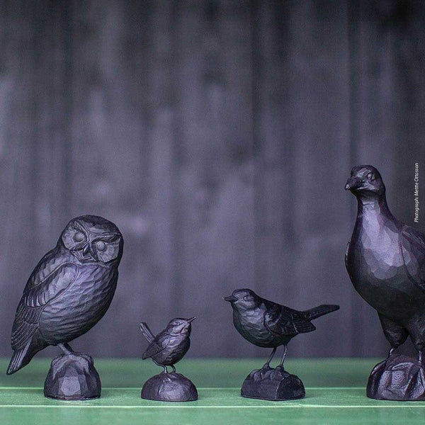 Gietijzeren Vogelbeeldje Merel - Tuin- en Huisdecoratie | Wildlife Garden