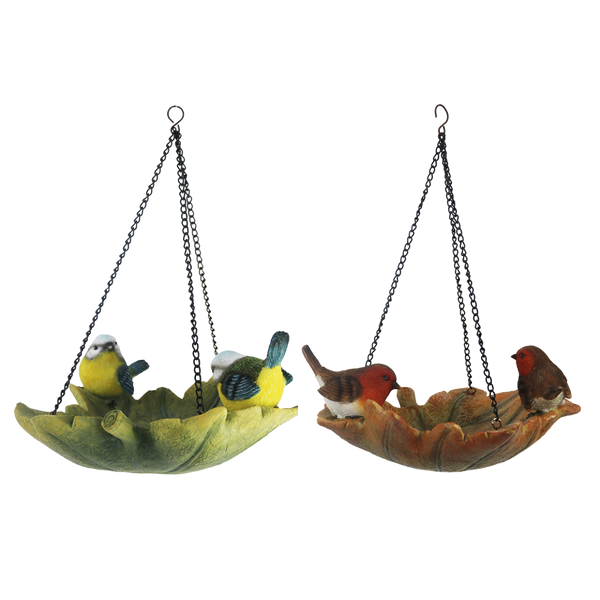 Bladvormig hangend vogelbad