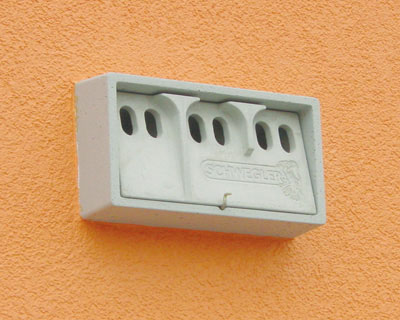 Mussenkoloniekast 1SP van houtbeton – drie broedkamers – foto 4