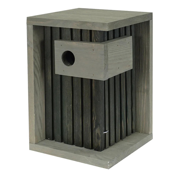 Nestkast Sofia Grenenhout Grijs 32mm | Tuinrijk