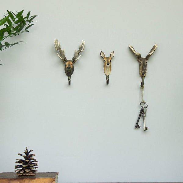 Kledinghaak Elandantilope – Decoratieve Houten Wandhaak | Wildlife Garden – foto 6