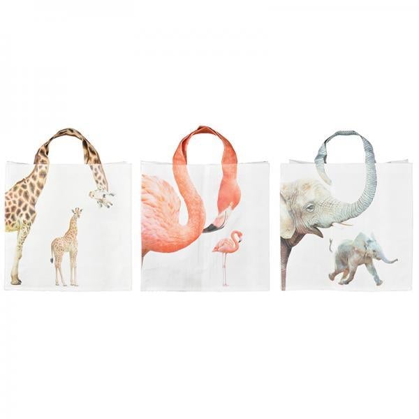 Boodschappentas Dierentuin – Opvouwbare Shopper met Dierenprint | Esschert Design – foto 4