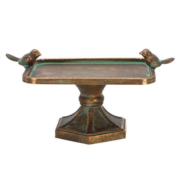 Aged Metal vogelbad M