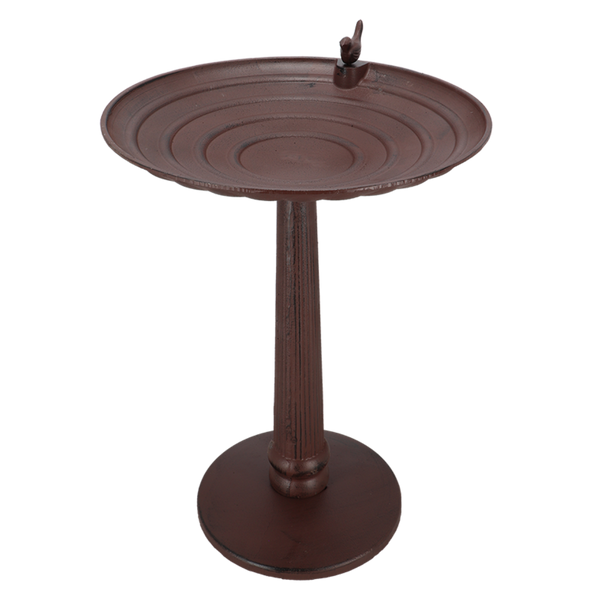 Vogelbad op voet gietijzer XXL