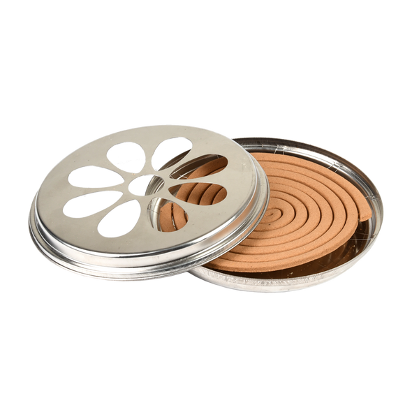 Citronella spiralen in zink