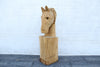 Houtsculptuur paard
