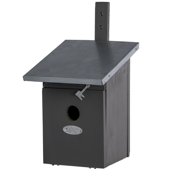Koolmees Nestkast Grijs Strak Design | Esschert Design