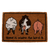 Deurmat: Home is where the herd is deurmat