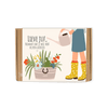 Small Gift Box "Lieve Juf" met 7 bloembommetjes