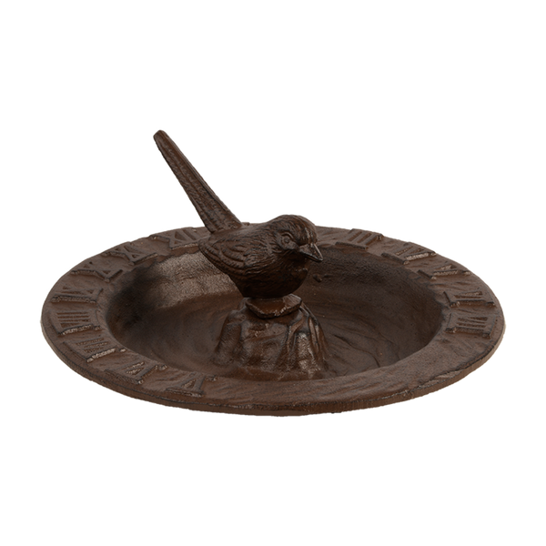 Zonnewijzer en vogelbad