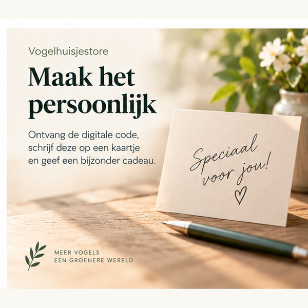 Vogelhuisjestore Cadeaubon | Digitaal cadeau voor vogelliefhebbers – foto 4