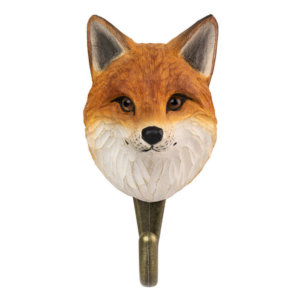 Kledinghaak Vos – Decoratieve Houten Wandhaak | Wildlife Garden – foto 5