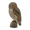 Vogelbeeldje Steenuil – Handgesneden Houten Decoratievogel | DecoBird Wildlife Garden