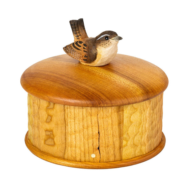 Houten kistje - Winterkoning