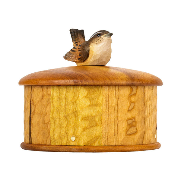 Houten kistje - Winterkoning