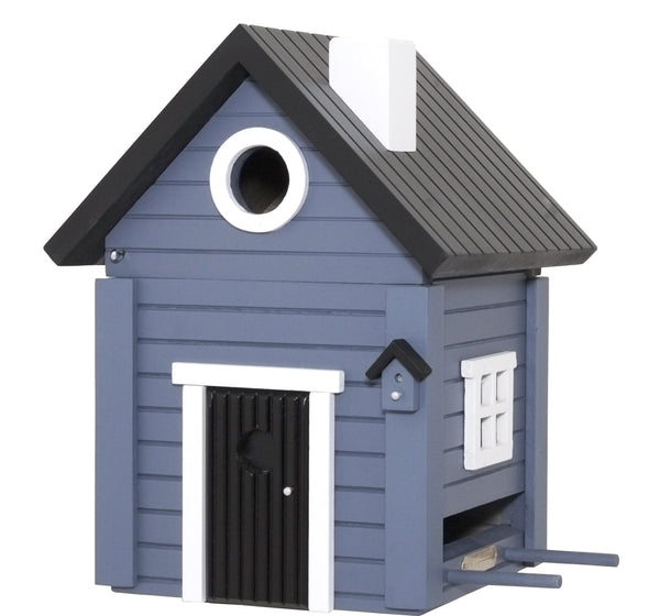 Vogelhuisje Blåt Hus 2-in-1 Lariks-hout | Wildlife Garden