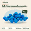 Close-up babyblauwe zaadbommetjes, Ø 1 cm