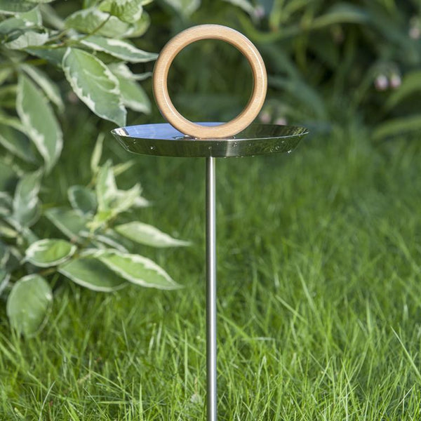 Bird Bath vogelbadje Born in Sweden zilver