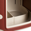Cosy vogelvoeder Toscaans rood – vogelvoerhuisje voor tuin & balkon | Duurzaam gerecycled kunststof & weerbestendig