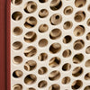 Cosy insectenhotel Toscaans rood – voor solitaire bijen, lieveheersbeestjes & gaasvliegen | Duurzaam gerecycled kunststof