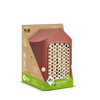 Cosy insectenhotel Toscaans rood – voor solitaire bijen, lieveheersbeestjes & gaasvliegen | Duurzaam gerecycled kunststof