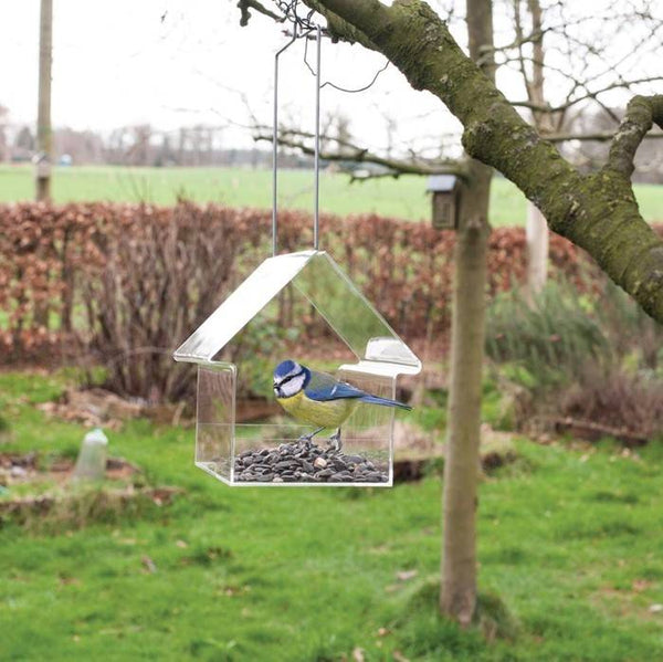 Acryl hangende voedertafel transparant