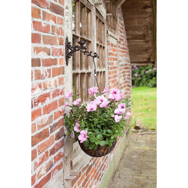 Hanging Basket Haak Gietijzer Vogel – Muurhaak in Geschenkdoos | Esschert Design