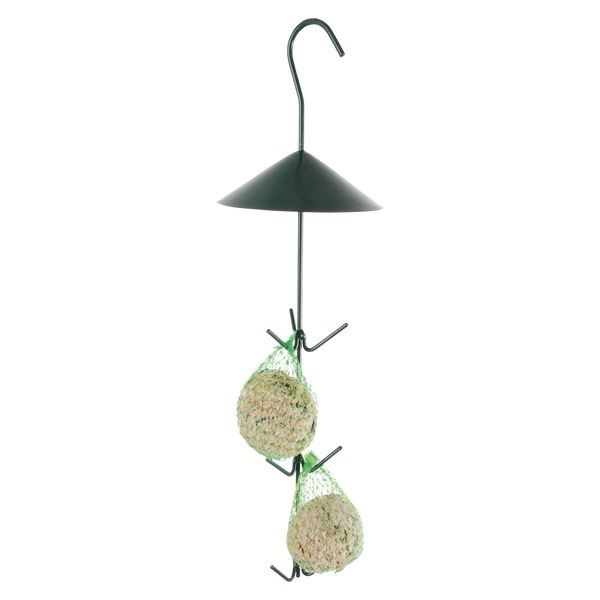 Vetbolhanger met Dakje voor 6 Vetbollen – Vogelvoeder | Esschert Design