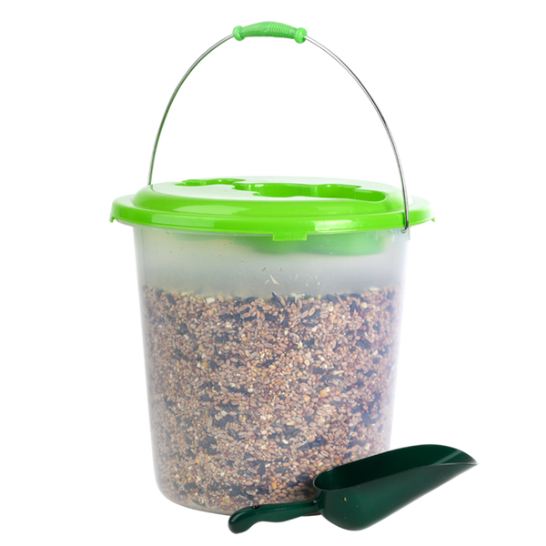 Emmer inclusief schep en strooivoer