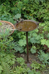 Vogelbad op Hoge Voet 60cm – Gietijzer Antiek Roestbruin | Esschert Design