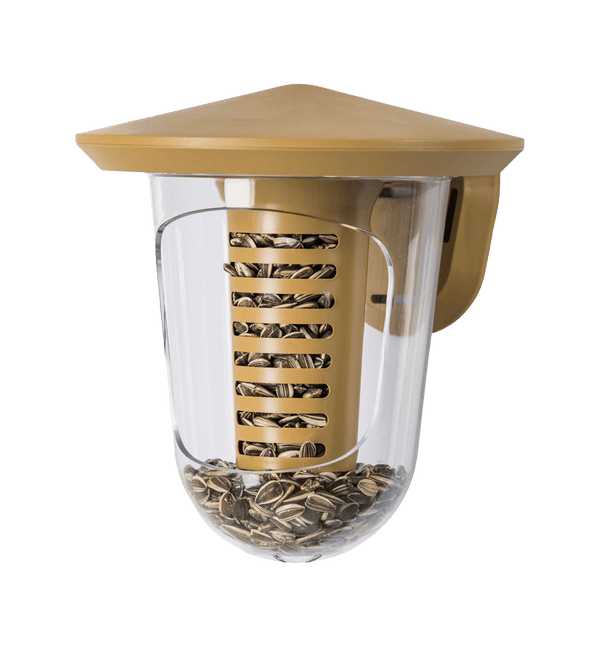Vogelvoedersilo Multi FeedR 2-in-1 Transparant Bruin | SingingFriend