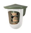 Vogelvoedersilo Multi FeedR 2-in-1 Groen/Wit | SingingFriend