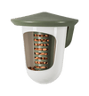 Vogelvoedersilo Multi FeedR 2-in-1 Groen/Wit | SingingFriend