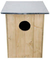 Bosuil Nestkast Vurenhout met Zinken Dak | Esschert Design
