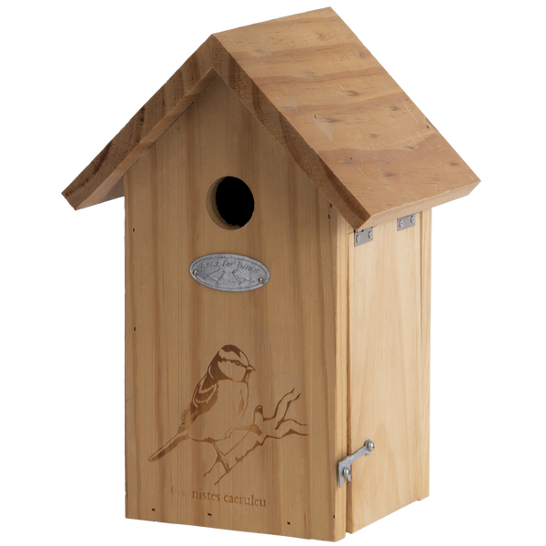 Pimpelmees Nestkast met Silhouet 27mm | Esschert Design