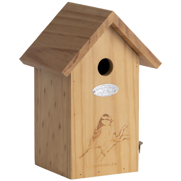 Pimpelmees Nestkast met Silhouet 27mm | Esschert Design