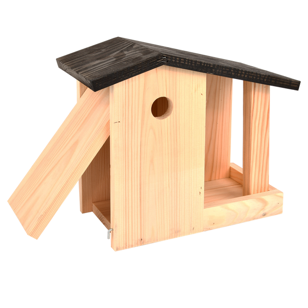 Nestkast en voedertafel 2 in 1