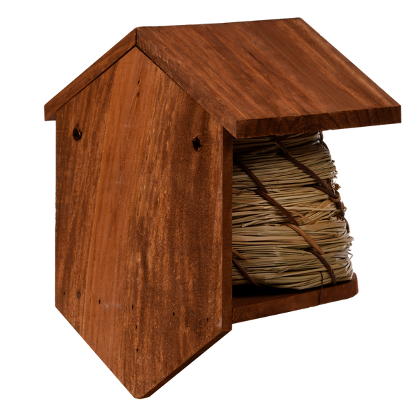 Vogelhuisje Bijenkorfvorm Vurenhout en Riet | Esschert Design
