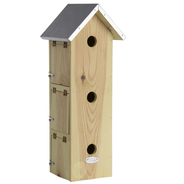 Mussenvilla Nestkast FSC-hout 3 Compartimenten | Esschert Design