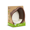 Organic vogelvoeder kastanje bruin – vogelvoerhuisje & vogelbad voor tuin & balkon | Duurzaam gerecycled kunststof & weerbestendig