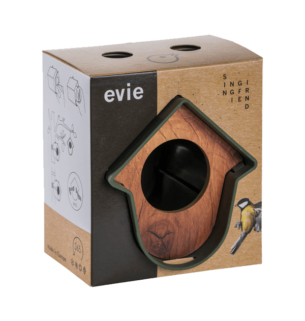Pindakaaspothouder Evie – Vogelvoederhouder Groen | SingingFriend