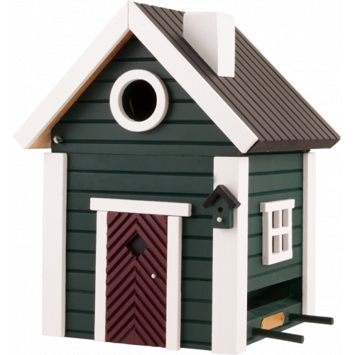 Vogelhuisje Stugan Plus 2-in-1 Lariks-hout | Wildlife Garden