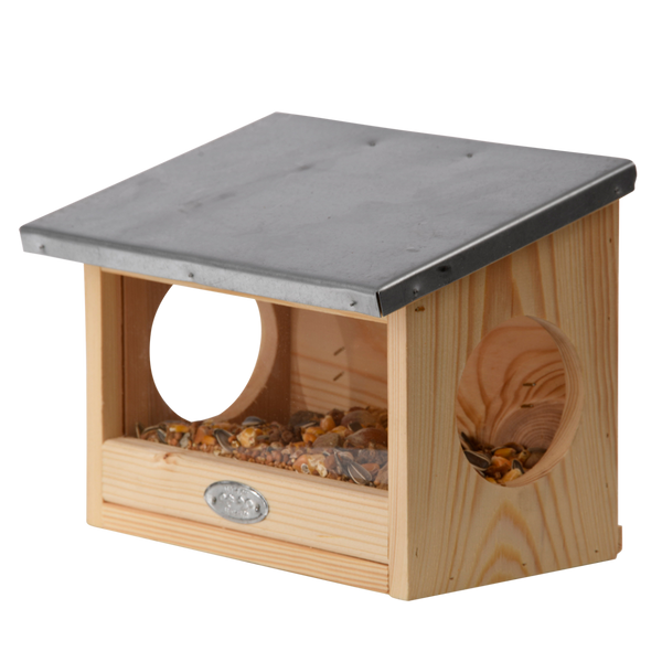 Eekhoornvoederhuis met 2 Ingangen – Hout | Esschert Design