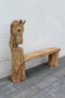Sculpturen Bank paard