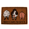 Deurmat: Home is where the herd is deurmat